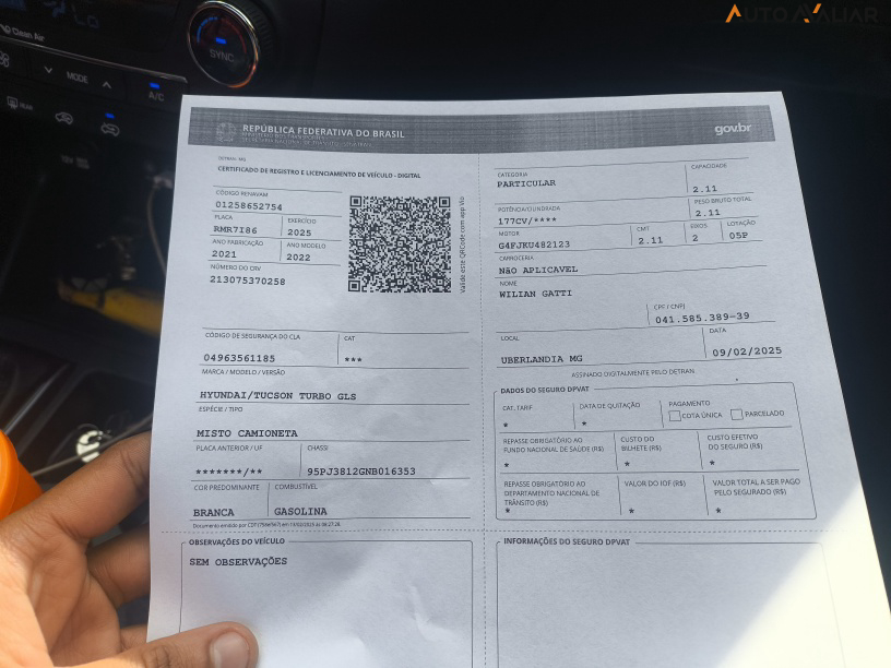 HYUNDAI TUCSON 1.6 16V T-GDI GASOLINA GLS ECOSHIFT