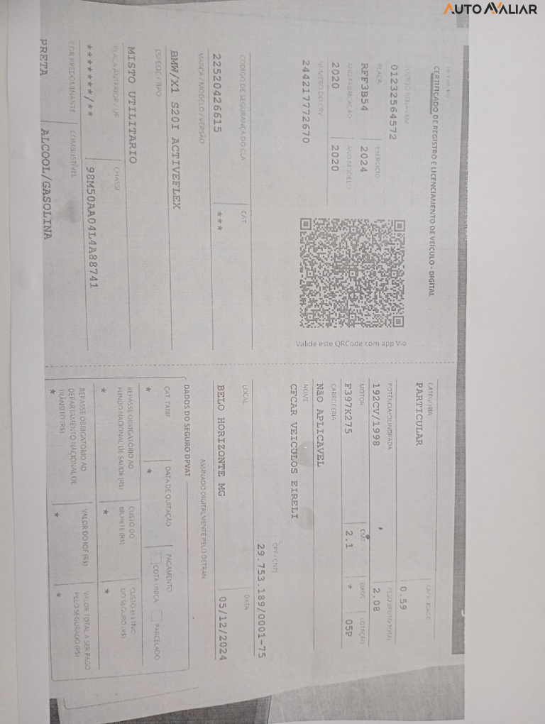 BMW X1 2.0 16V TURBO ACTIVEFLEX SDRIVE20I 4P AUTOMATICO