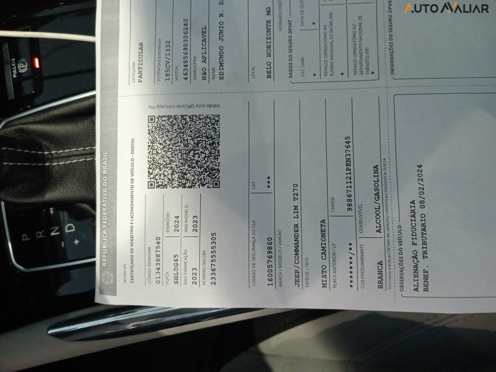 JEEP COMMANDER 1.3 T270 TURBO FLEX LIMITED AT6