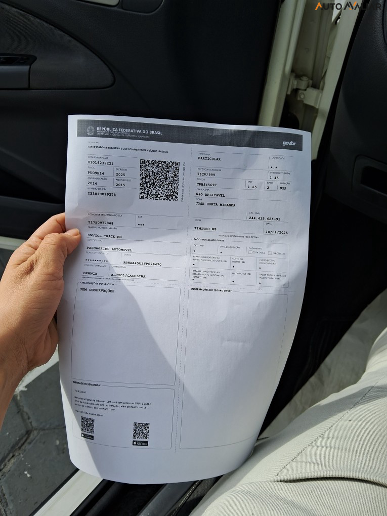 VOLKSWAGEN GOL 1.0 MI TRACK 8V FLEX 4P MANUAL