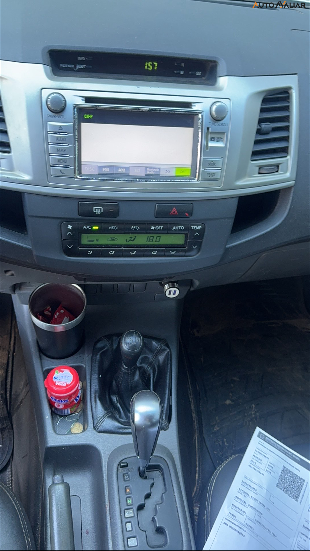 TOYOTA HILUX 4X4 3.0TB 16V(N.SERIE)