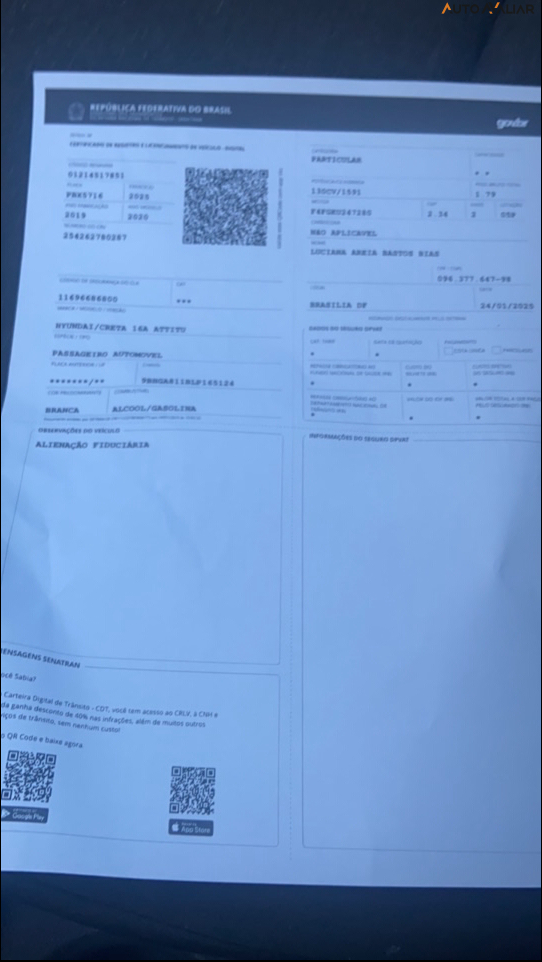 HYUNDAI CRETA 1.6 16V FLEX ATTITUDE AUTOMATICO