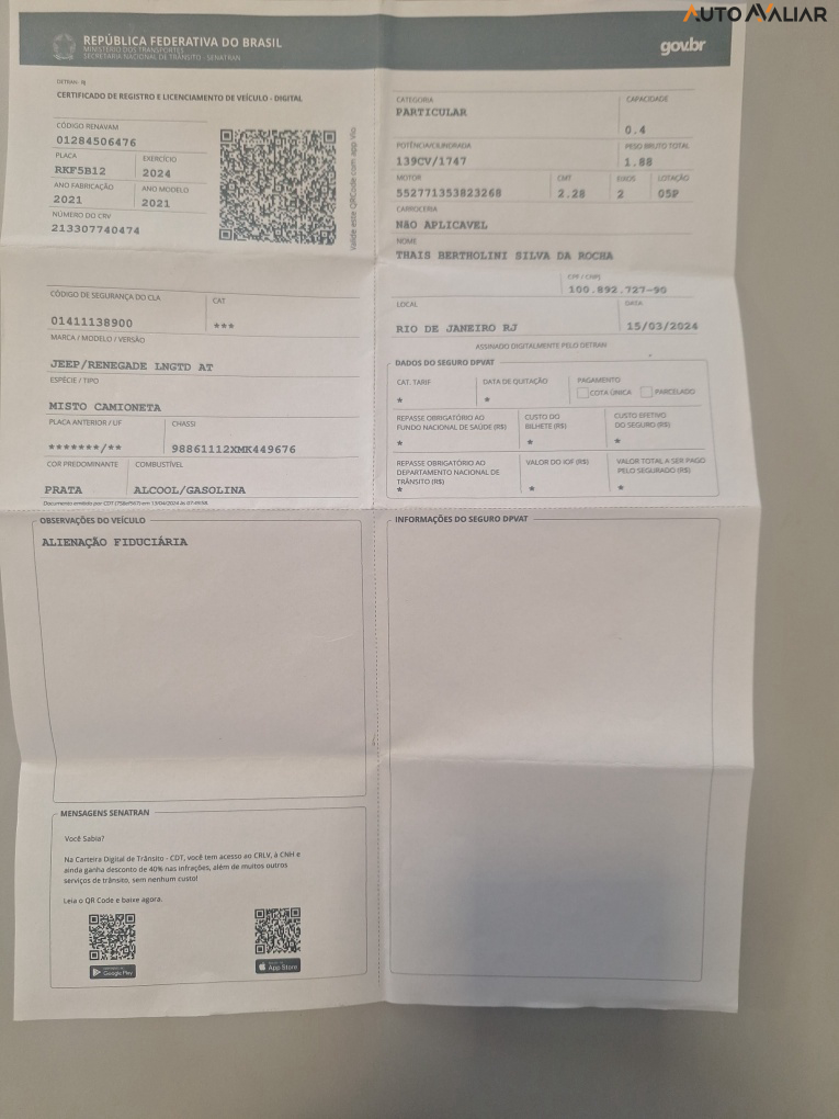 JEEP RENEGADE 1.8 16V FLEX LONGITUDE 4P AUTOMATICO