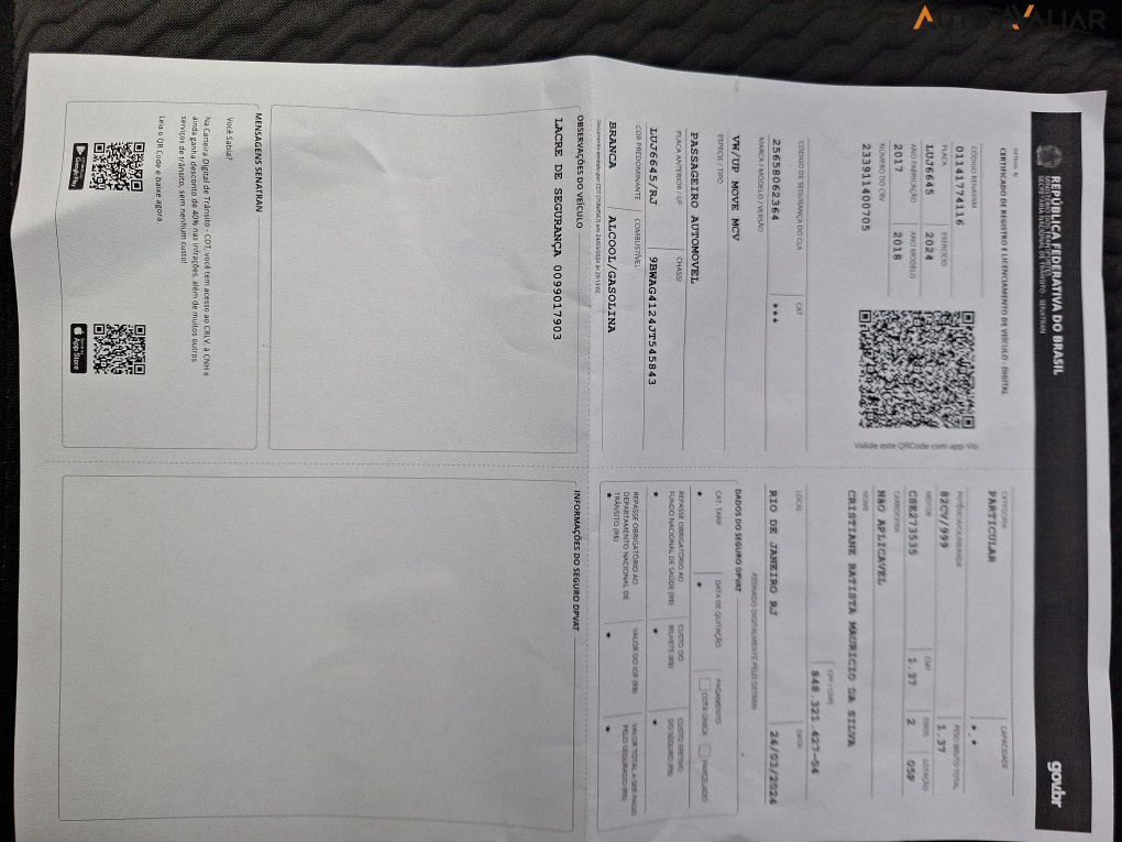VOLKSWAGEN UP 1.0 MPI MOVE UP 12V FLEX 4P MANUAL