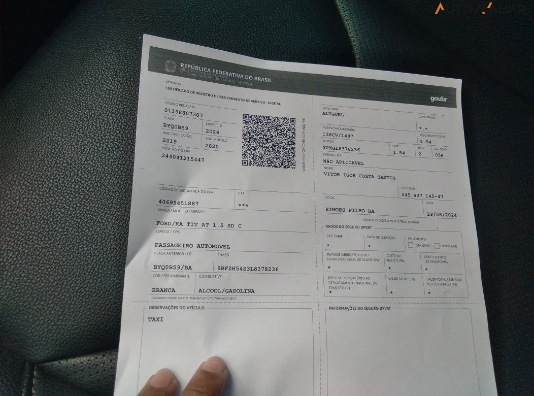 FORD KA 1.5 TI-VCT FLEX TITANIUM SEDAN AUTOMATICO