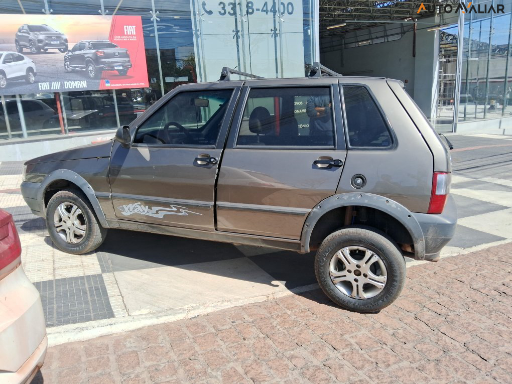 FIAT UNO 1.0 MPI MILLE WAY ECONOMY 8V FLEX 4P MANUAL