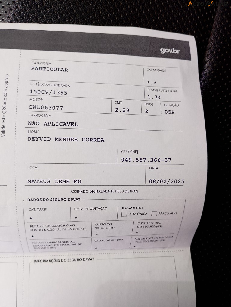 VOLKSWAGEN T-CROSS 1.4 250 TSI TOTAL FLEX HIGHLINE AUTOMATICO