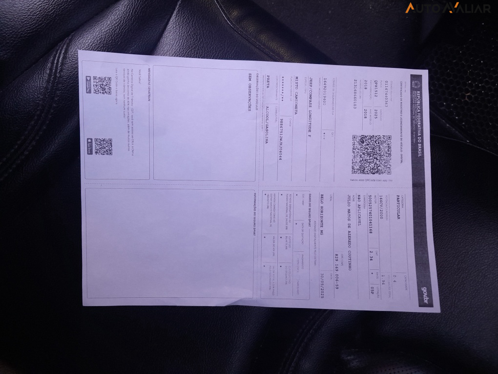 JEEP COMPASS 2.0 16V FLEX LONGITUDE AUTOMATICO