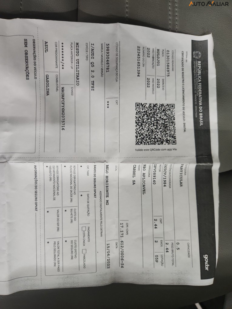 AUDI Q5 2.0 45 TFSI GASOLINA PRESTIGE QUATTRO S TRONIC