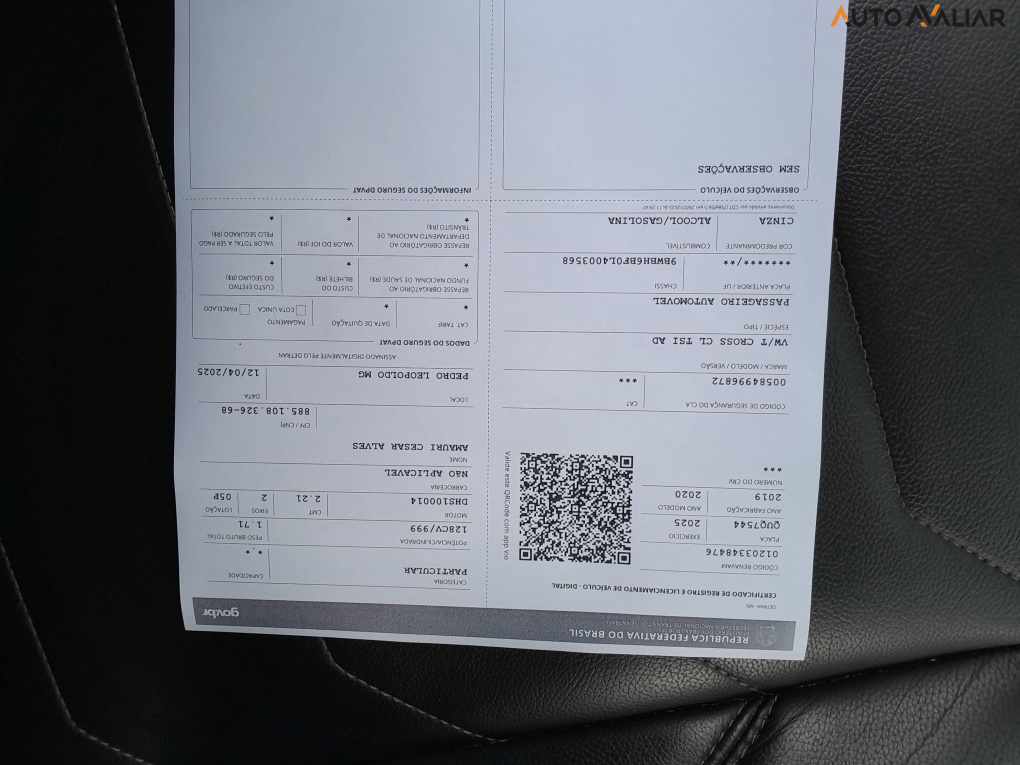 VOLKSWAGEN T-CROSS 1.0 200 TSI TOTAL FLEX COMFORTLINE AUTOMATICO