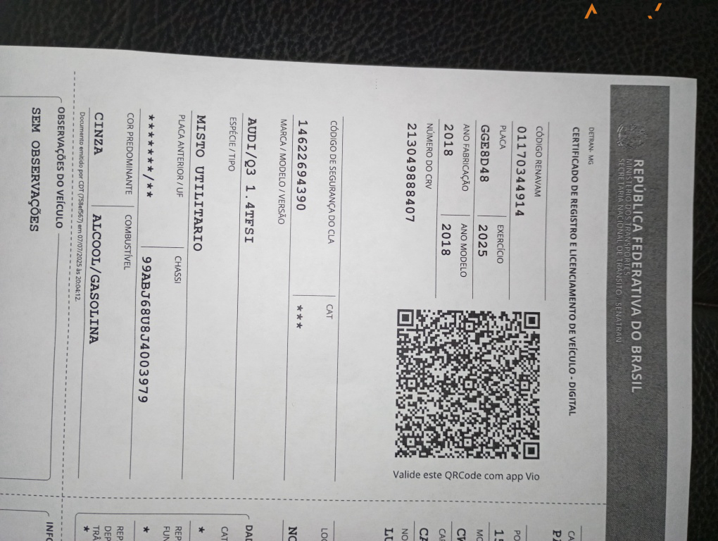 AUDI Q3 1.4 TFSI ATTRACTION FLEX 4P S TRONIC