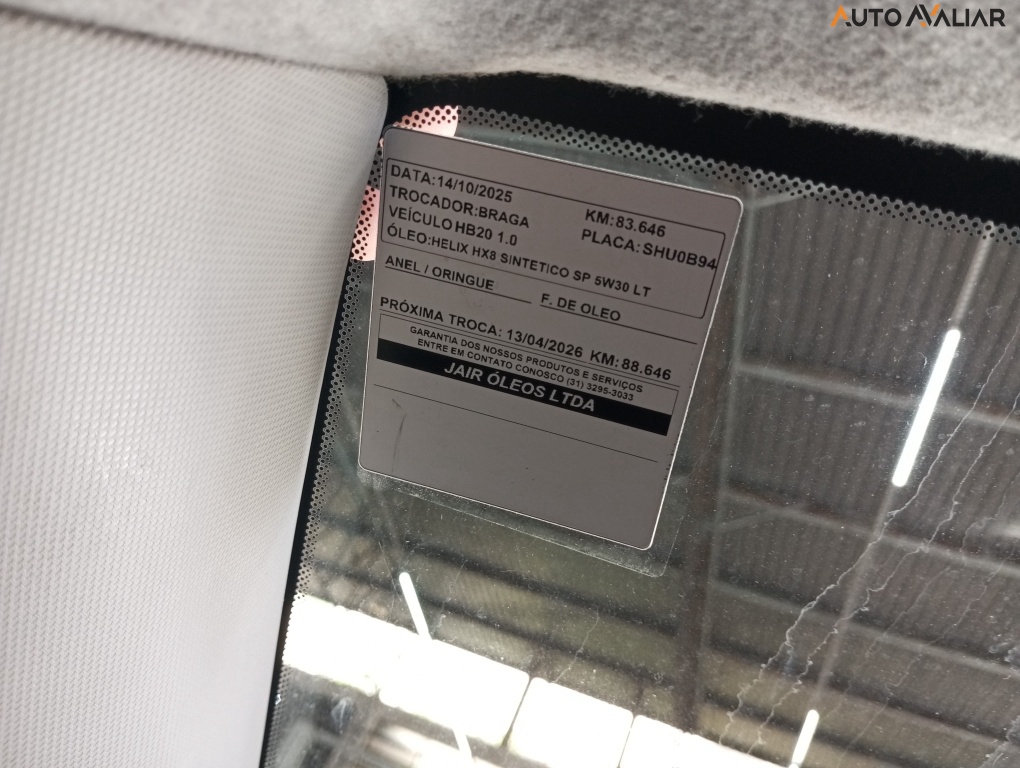 HYUNDAI HB20 1.0 12V FLEX SENSE MANUAL