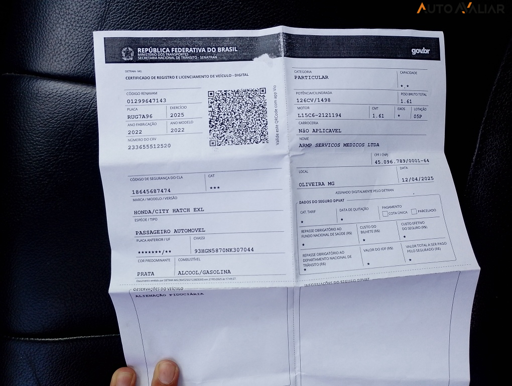 HONDA CITY 1.5 I-VTEC FLEX EXL CVT