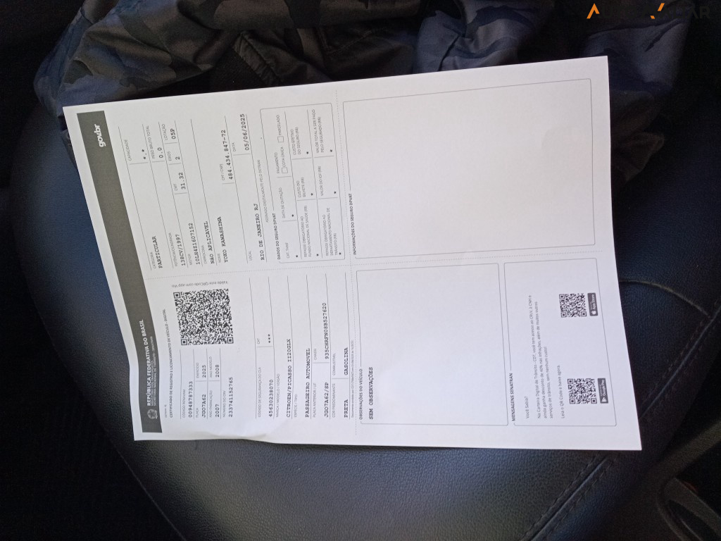 CITROEN XSARA 2.0 I PICASSO GLX 16V GASOLINA 4P AUTOMATICO