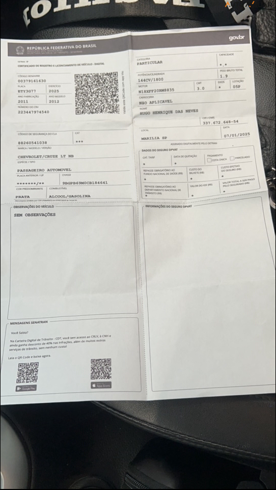 CHEVROLET CRUZE 1.8 LT 16V FLEX 4P AUTOMATICO