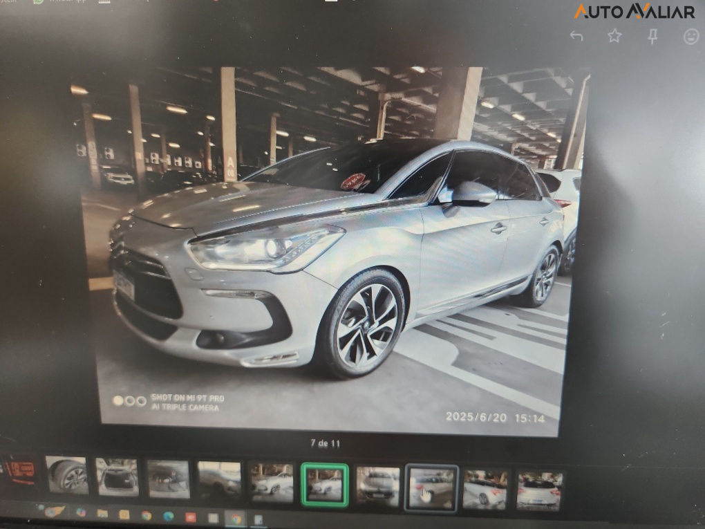 CITROEN DS5 1.6 16V 165CV TURBO INTERCOOLER GASOLINA 4P AUTOMATICO