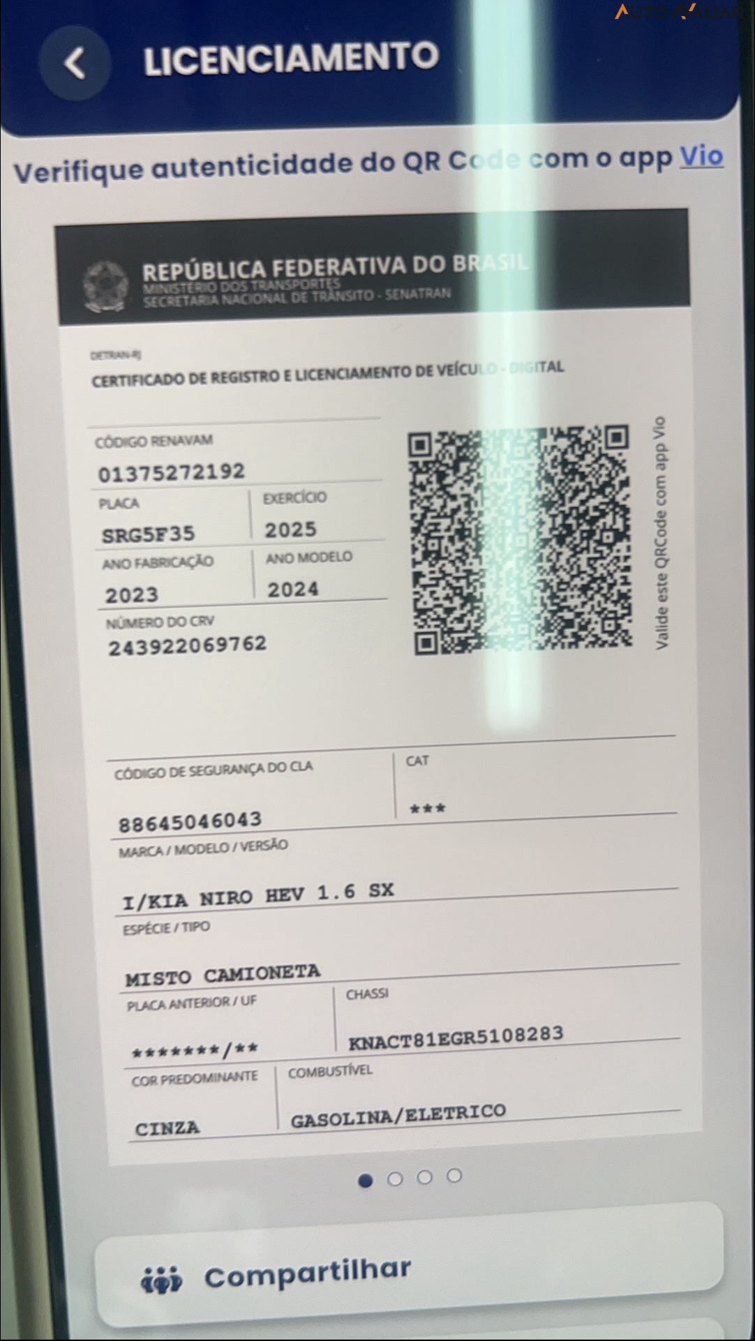 KIA NIRO 1.6 GDI HEV SX PRESTIGE DCT
