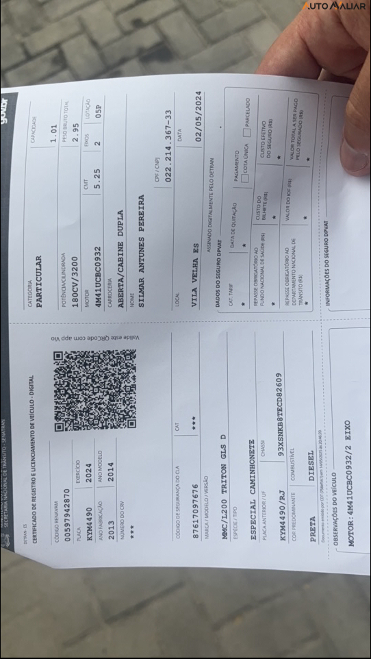 MITSUBISHI L200 GLS 4X4-MT 3.2 16V TB-IC
