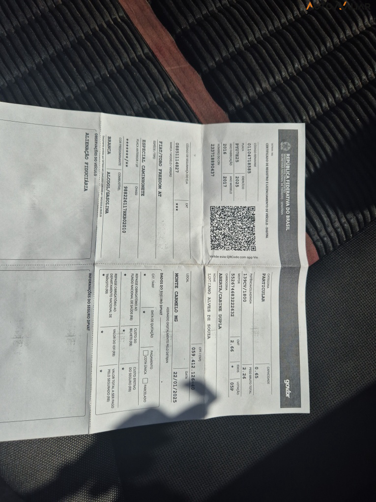 FIAT TORO 1.8 16V EVO FLEX FREEDOM AT6