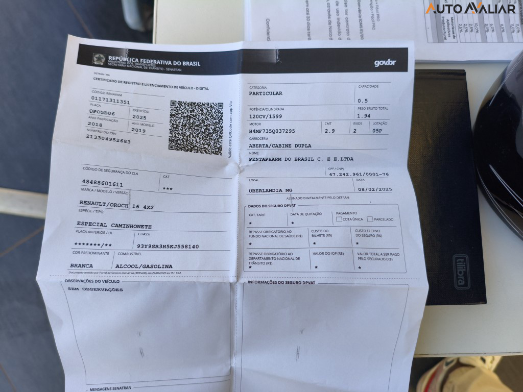 RENAULT OROCH 1.6 16V SCE FLEX EXPRESS MANUAL