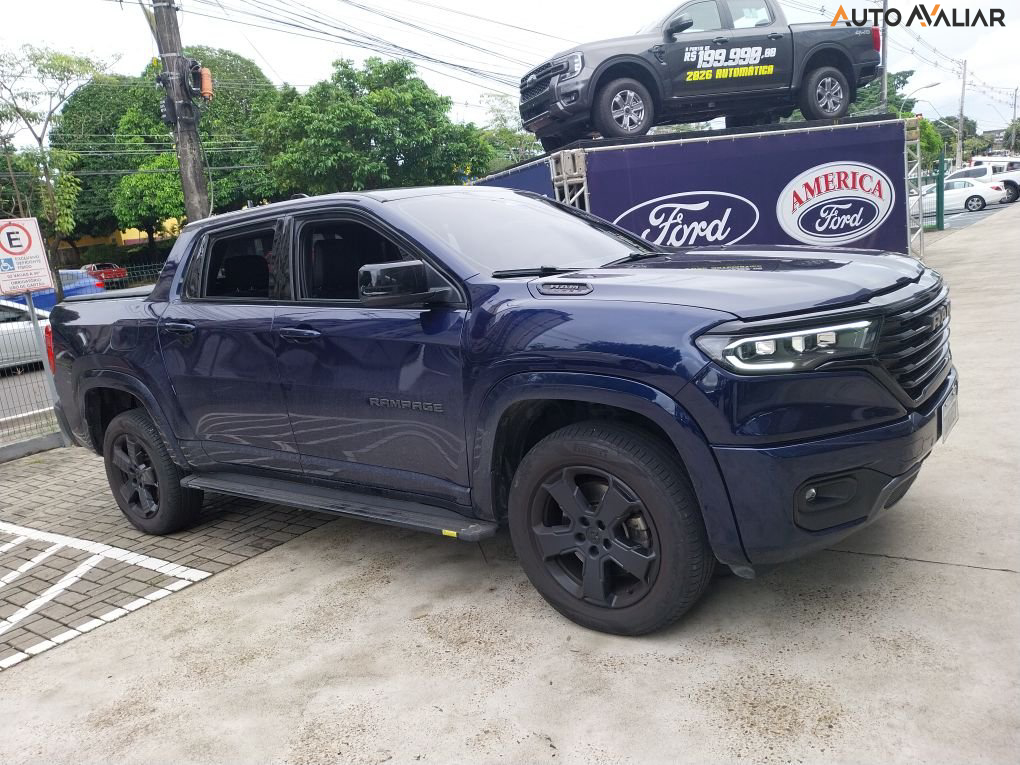 RAM RAMPAGE 2.0 HURRICANE 4 TURBO GASOLINA LARAMIE 4X4 AUTOMÁTICO