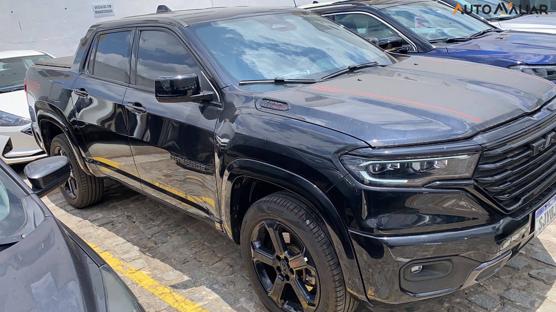 RAM RAMPAGE 2.0 HURRICANE 4 TURBO GASOLINA R/T 4X4 AUTOMÁTICO