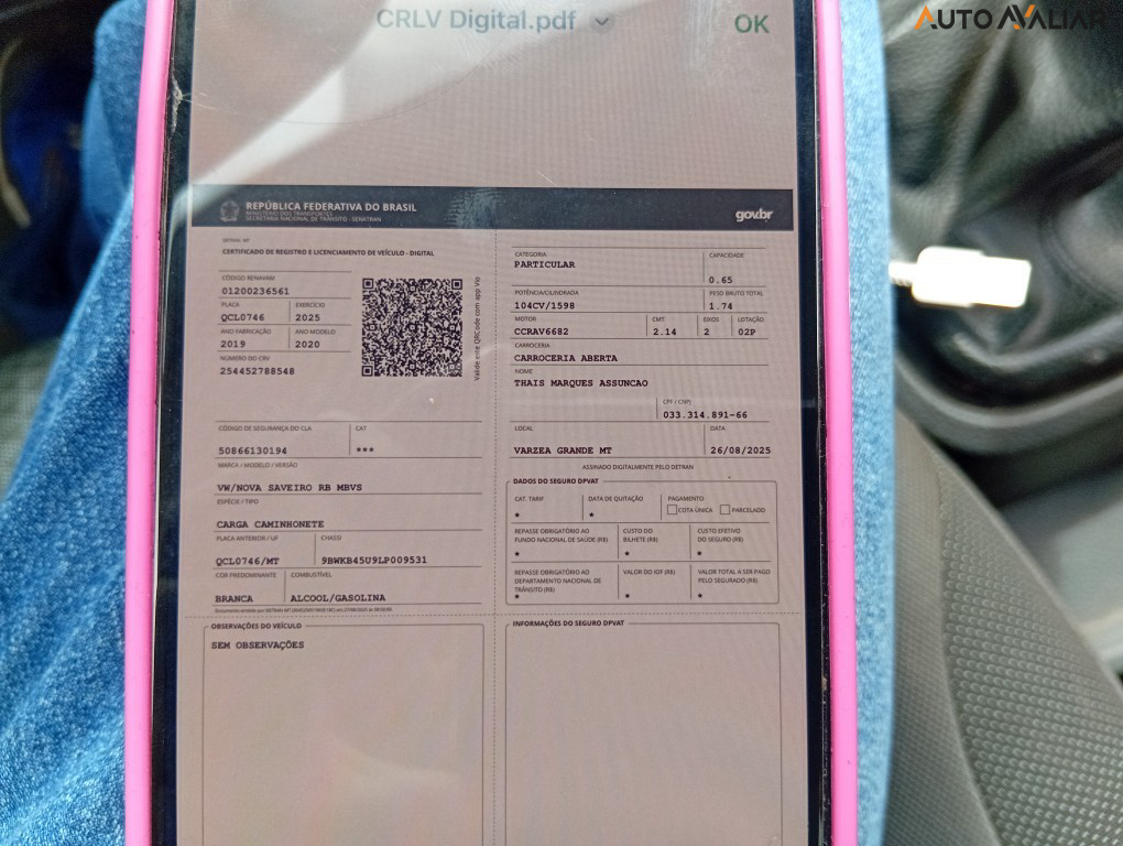 VOLKSWAGEN SAVEIRO 1.6 MSI ROBUST CS 8V FLEX 2P MANUAL