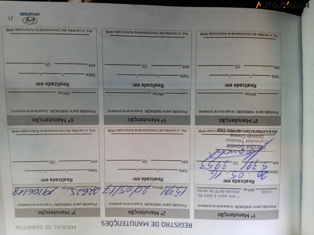 HYUNDAI HB20 1.6 COMFORT STYLE 16V FLEX 4P AUTOMATICO